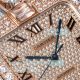TW Factory Swiss Replica Cartier Santos Half Rose Gold All Diamond Roman Face Watch (3)_th.jpg